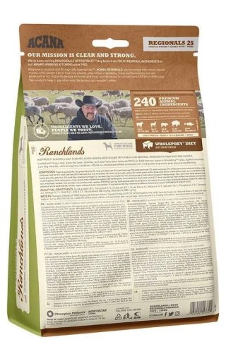 Acana Regionals Ranchlands Dog 2kg