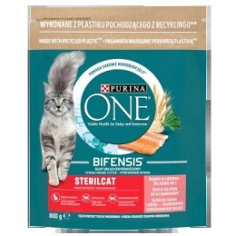 Purina One Cat Sterilcat Karma Z Łososiem Dla Kota 800g