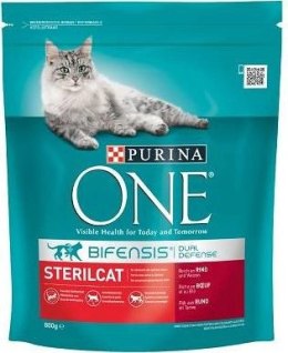 Purina One Cat Sterilcat Karma Z Wołowiną Dla Kota 800g