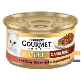 Purina Gourmet Gold kaczka/indyk w sosie 85g