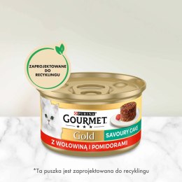 Purina Gourmet Gold wołowina w pomidorach 85g