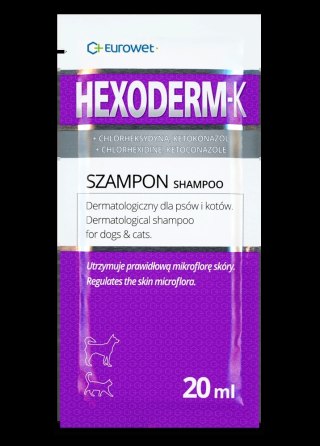 Eurowet Hexoderm-K Szampon Dla Psa I Kota 20ml
