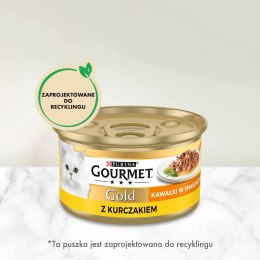 Purina Gourmet Gold Sauce Delight z kurczakiem 85g