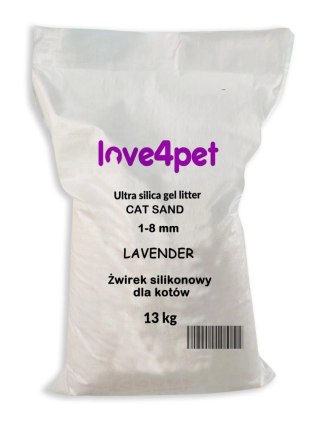 Cat Sand Lavender Żwirek Silikonowy Dla Kota 13kg