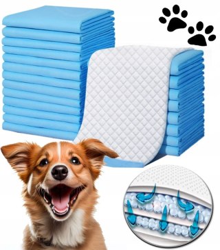 PODKŁADY CHŁONNE DLA PSA 33 X 45 100 SZT. MATY DO NAUKI SIKANIA + WORKI