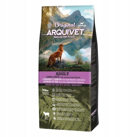 ARQUIVET Original Adult sucha karma dla psa JAGNIĘCINA Z RYŻEM 12 kg