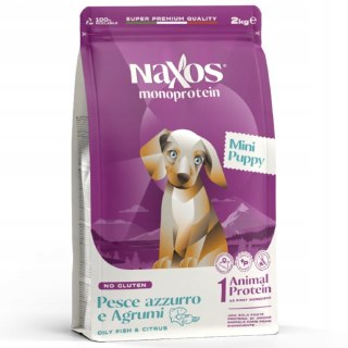 Sucha karma dla psa SZCZENIAKA ras małych RYBA NAXOS Mini Puppy 2kg YORK