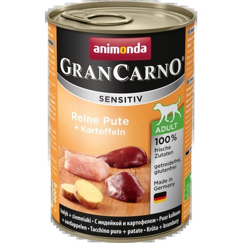 Animonda GranCarno Sensitiv Adult Dog Indyk I Ziemniaki 400g