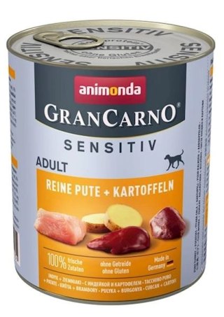 Animonda GranCarno Sensitiv Adult Dog Indyk I Ziemniaki 800g