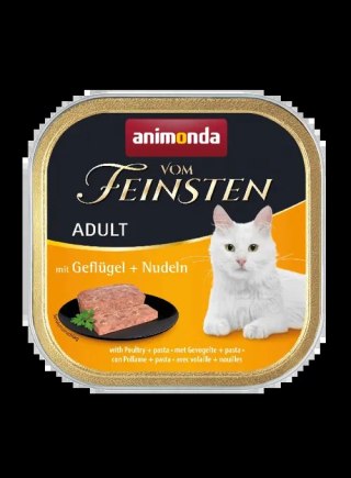 Animonda Vom Feinsten Adult Cat Drób I Makaron 100g