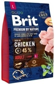 Brit Premium By Nature Adult L Z Kurczakiem 3kg