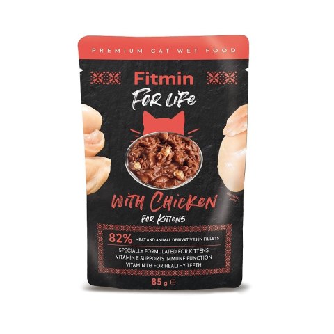 Fitmin Cat For Life Kitten Chicken 85g