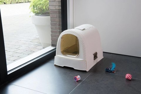 Curver Toaleta Dla Kota Kremowo-Beżowa