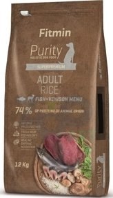 Fitmin Purity Adult Fish, Venison & Rice 12kg