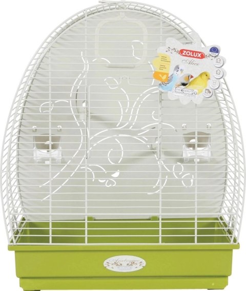 Zolux Klatka Arabesque Alice 49,5x30x41cm Oliwkowa