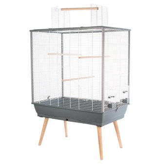 Zolux Klatka Neo Jili Dla Ptaków H80 Szara