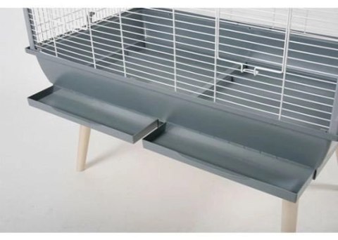 Zolux Klatka Neo Jili Dla Ptaków H80 Szara