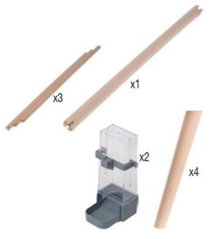 Zolux Klatka Neo Jili XL Dla Ptaków Czarna