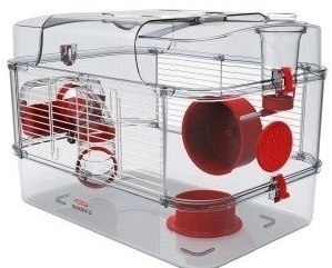 Zolux Klatka Rody 3 Solo 41x27x28cm Czerwona