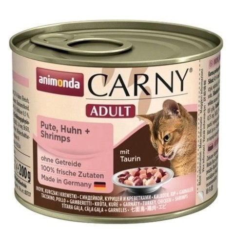 Animonda Cat Carny Adult Indyk, Kurczak I Krewetki 200g