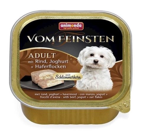 Animonda Dog Vom Feinsten Adult Wołowina, Jogurt I Płatki Owsiane 150g