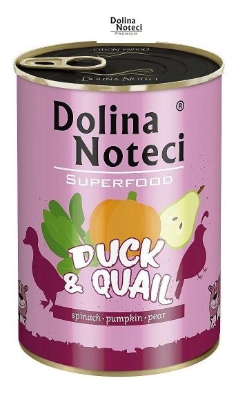 Dolina Noteci Superfood Kaczka I Przepiórka 400g