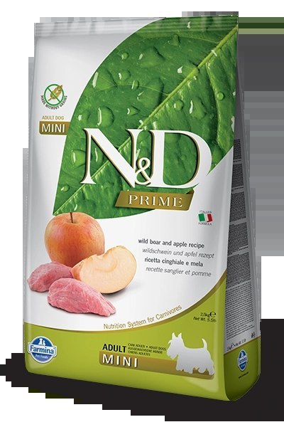 Farmina N&D Prime Canine Adult Mini Boar&Apple 2,5kg