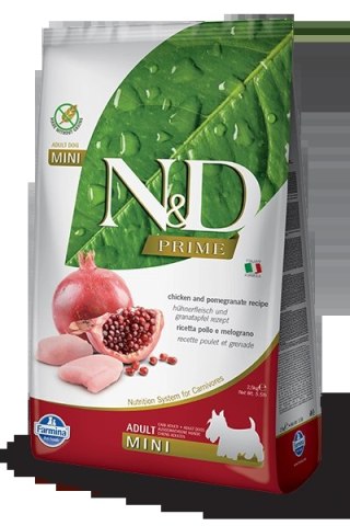 Farmina N&D Prime Canine Adult Mini Chicken&Pomegranate 2,5kg