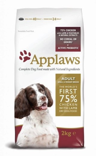 APPLAWS Adult Small & Medium Breed Chicken With Lamb 15kg