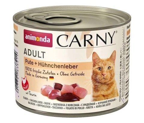 Animonda Cat Carny Adult Indyk I Wątróbka Drobiowa 200g