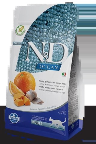 Farmina N&D Ocean Feline Adult Herring Pumpkin&Orange 1,5kg