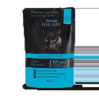 Fitmin Cat For Life Adult Duck Kaczka 85g