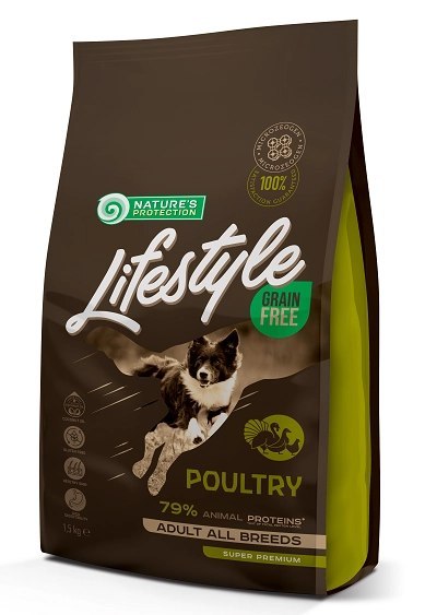 Nature's Protection Lifestyle GF Poultry Adult All Breeds 1,5kg
