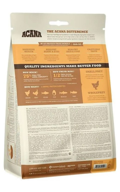 Acana Wild Prairie Cat 1,8kg