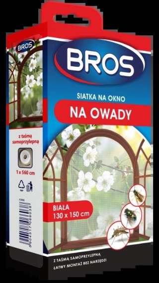 Bros Siatka Na Okno Biała 130x150cm