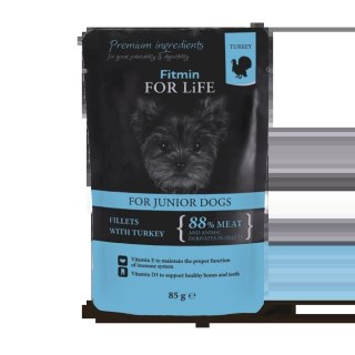 Fitmin Dog For Life Junior Turkey In Gravy 85g