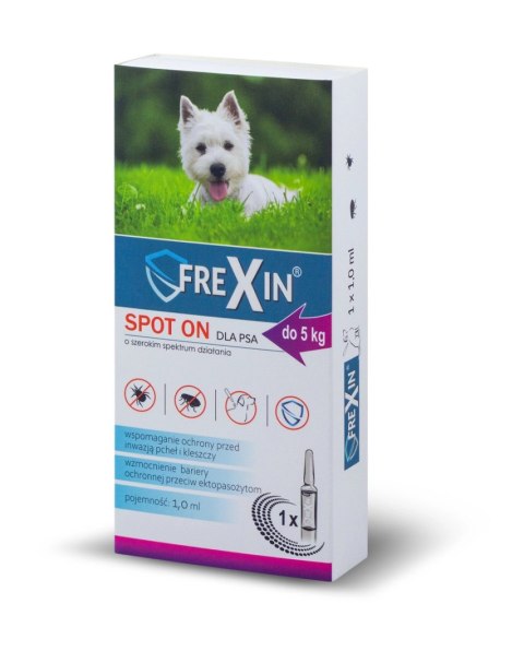 Frexin Krople Przeciw Ektopasożytom Dla Psa 1ml