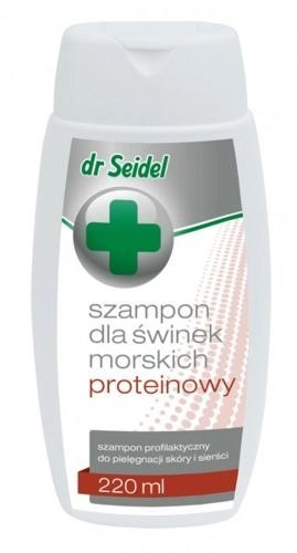 Laboratorium DermaPharm Dr Seidel Pielęgnacyjny Szampon Dla Świnek Morskich Proteinowy 220ml