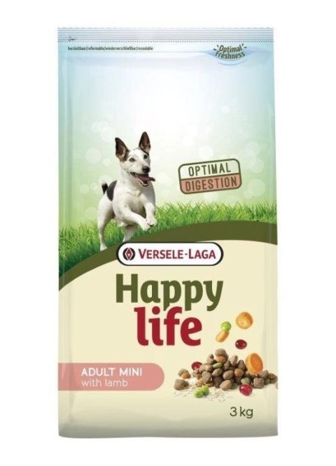 Versele-Laga Happy Life Adult Mini Z Jagnięciną 3kg