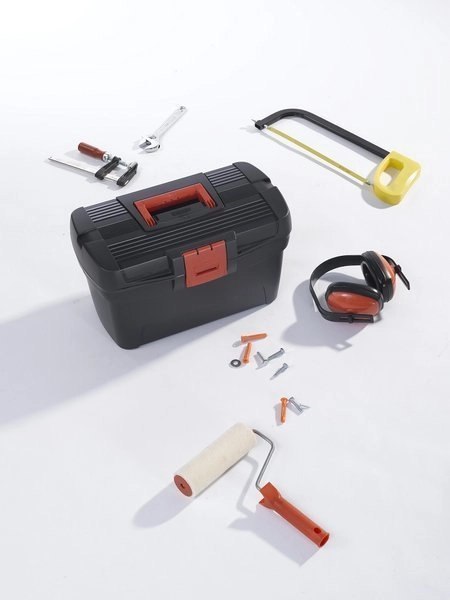 Curver Herobox Basic Skrzynka Narzędziowa Czerwono-Czarna 16"