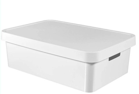 Curver Infinity Pojemnik Z Przykrywką Biały 30l