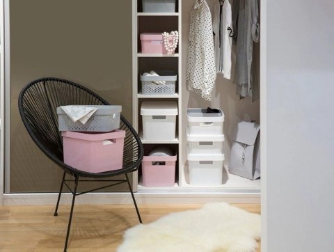 Curver Infinity Pojemnik Z Przykrywką Biały 30l