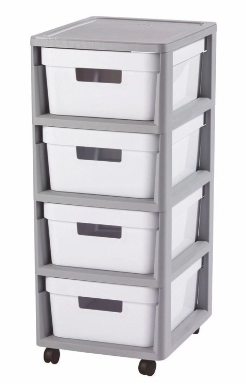 Curver Infinity Regał Biało-Szary 44l