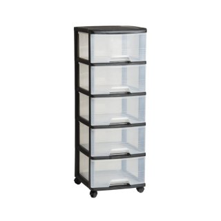 Curver Regał Do Przechowywania Czarny 100l