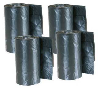 KERBL Woreczki Na Psie Odchody Czarne 4x20szt