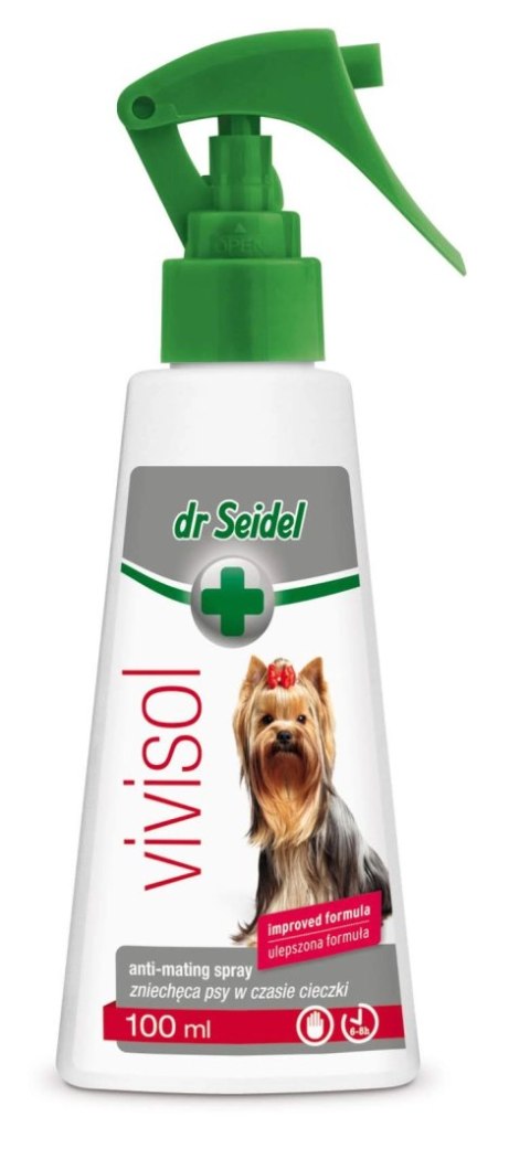 Laboratorium DermaPharm Dr Seidel Vivisol Płyn Odstraszający Psy W Okresie Cieczki 100ml