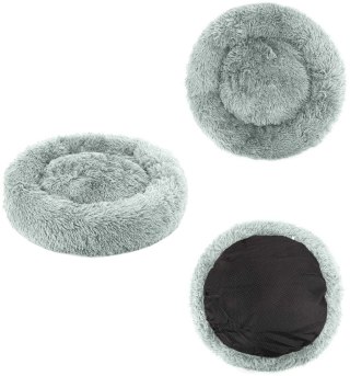 Leobert Sp. Z O. o. Legowisko Pluszowe L 80cm Jasnoszary