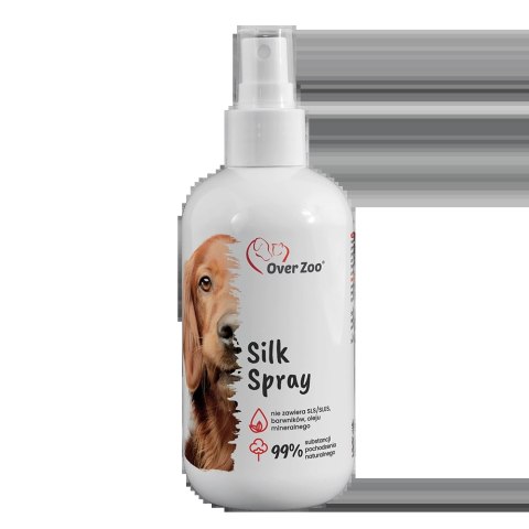 OVER ZOO Silk Spray Płyn Ułatwiający Rozczesywanie Sierści Dla Psa 250ml