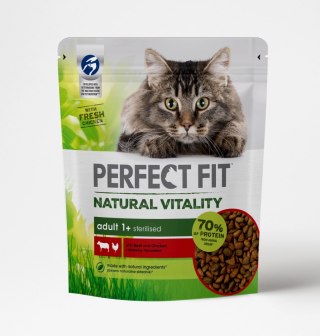 PERFECT FIT Natural Vitality Adult 1+ Z Wołowiną I Kurczakiem 650g