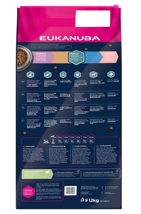 Eukanuba Adult Large Breed Lamb&Rice 12kg